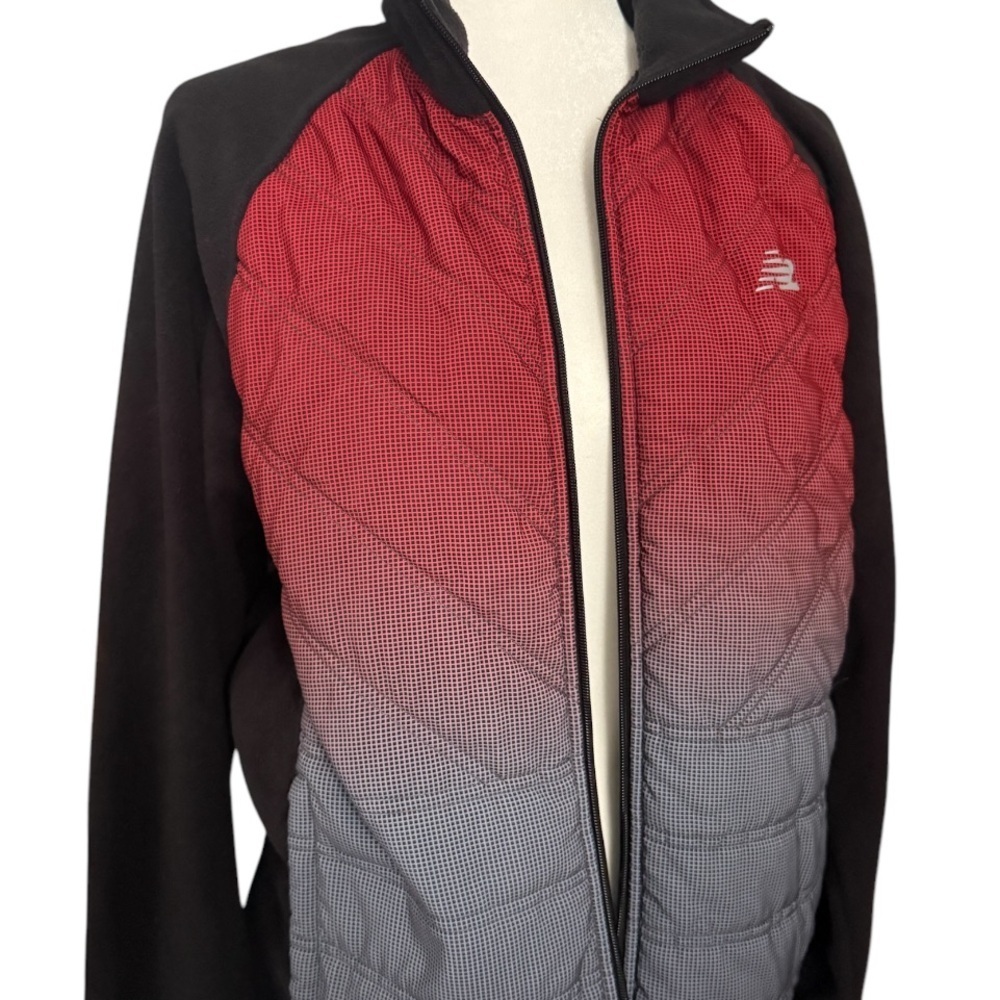Red and Black Zip-Up New Balance